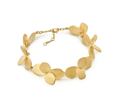 Pulseira Flor Dourada