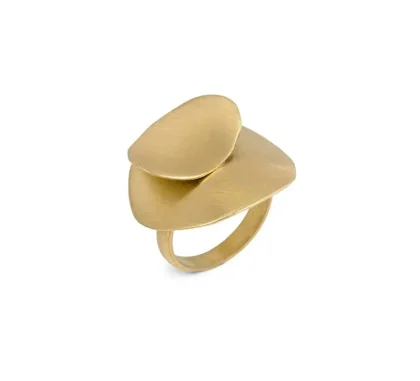 Anel Magnólia Dourado